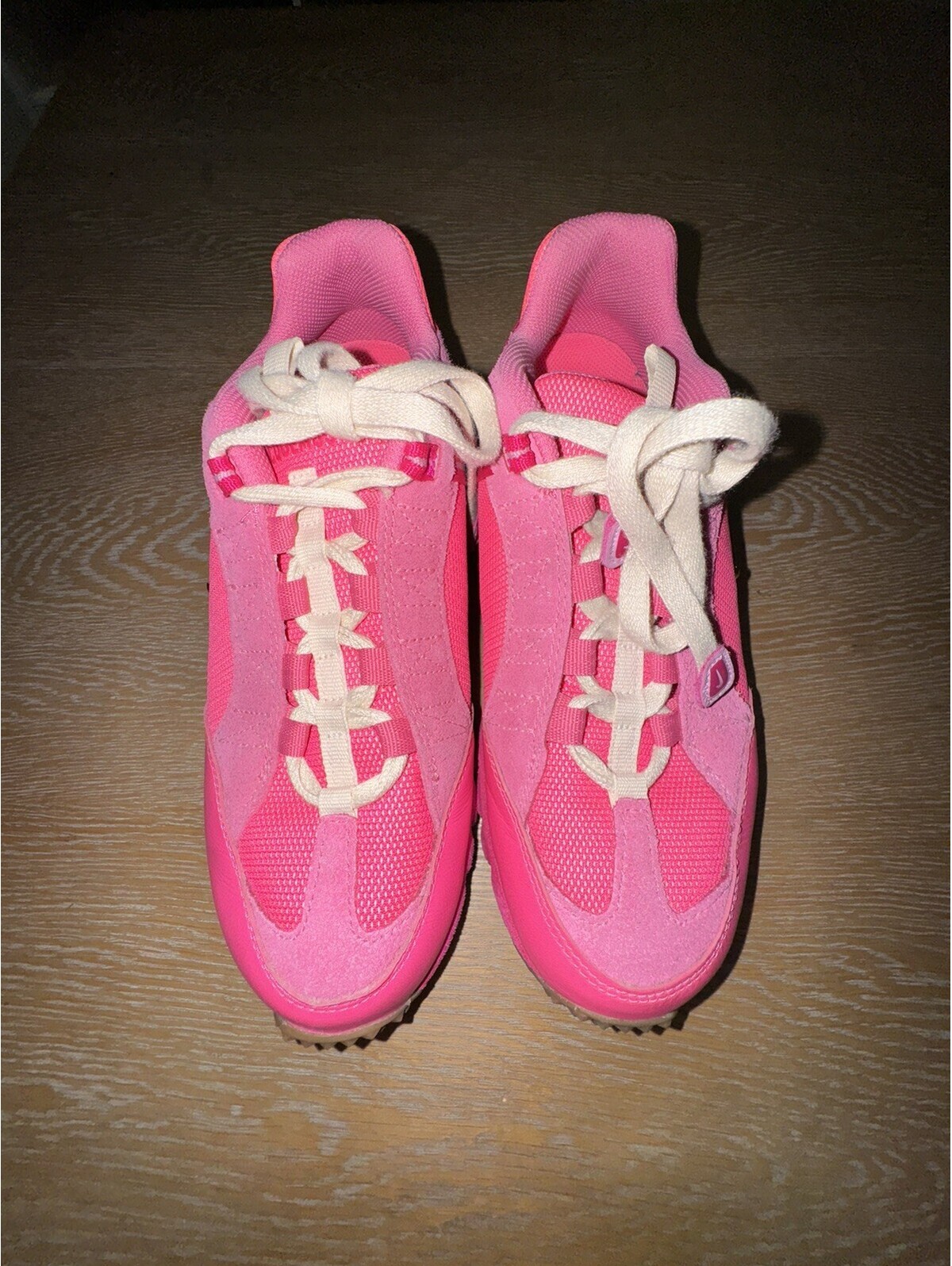 Nike X Jacquemus Air Terra Humara Lx Neon Hot Pink Gold Gum Women Sz 7.5